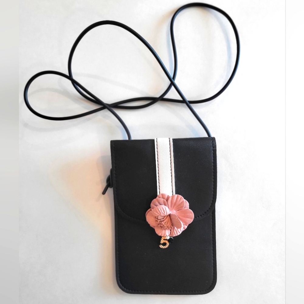Cross-Body with Pink Rose Handbag